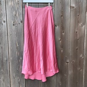 Zara Pink Satin Skirt